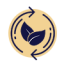Eco Icon With Simple White Veins 100x100